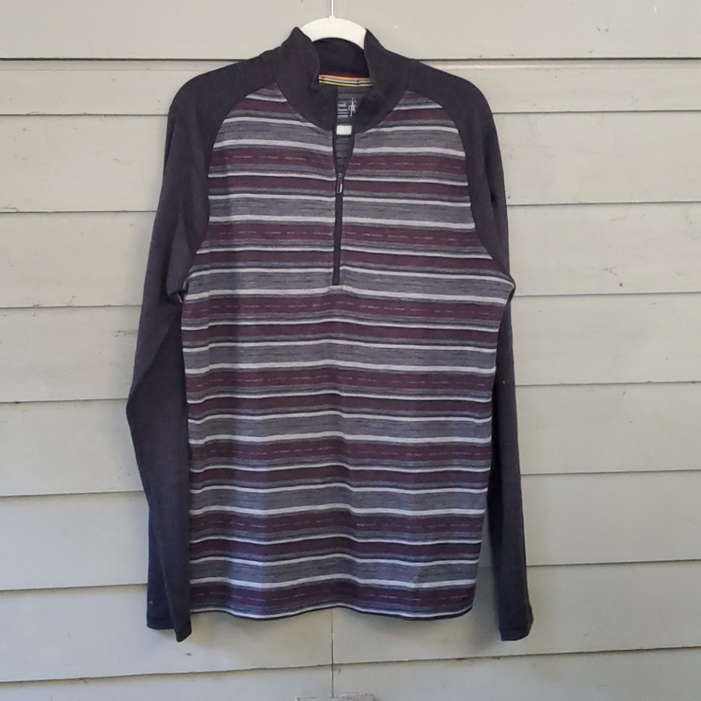 Smartwool Men's 1/4 zip 250 merino wool sweater